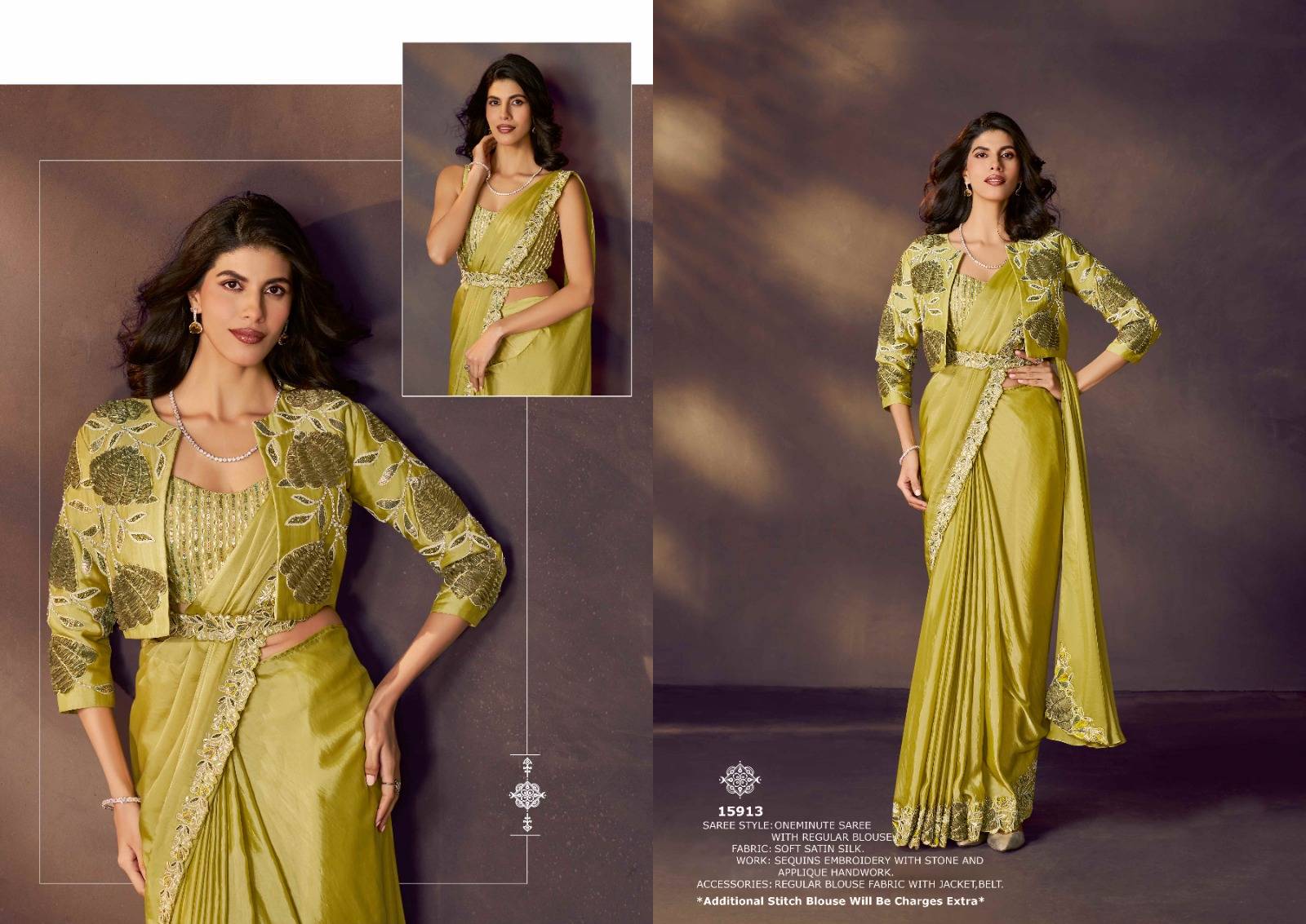 MOHMANTHAN ODYSSEY 15900 by Mahotsav 15907 to 15920 Series Indian Traditional Wear & Occasional Stitched Sarees At Wholesale Price